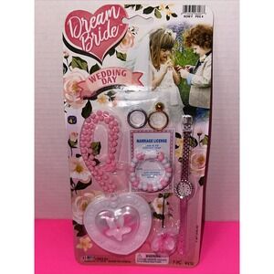 Dream Bride Wedding Day Jewelry Set - Make Believe Wedding Day Set for Girls A16